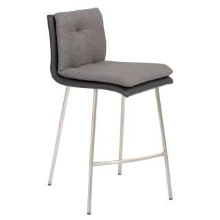 Küchenhocker mit 67 cm Sitzhöhe gepolsterter Rückenlehne