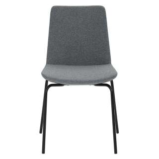 Polsterstuhl Esszimmer in Hellblau 49 cm Sitzhöhe