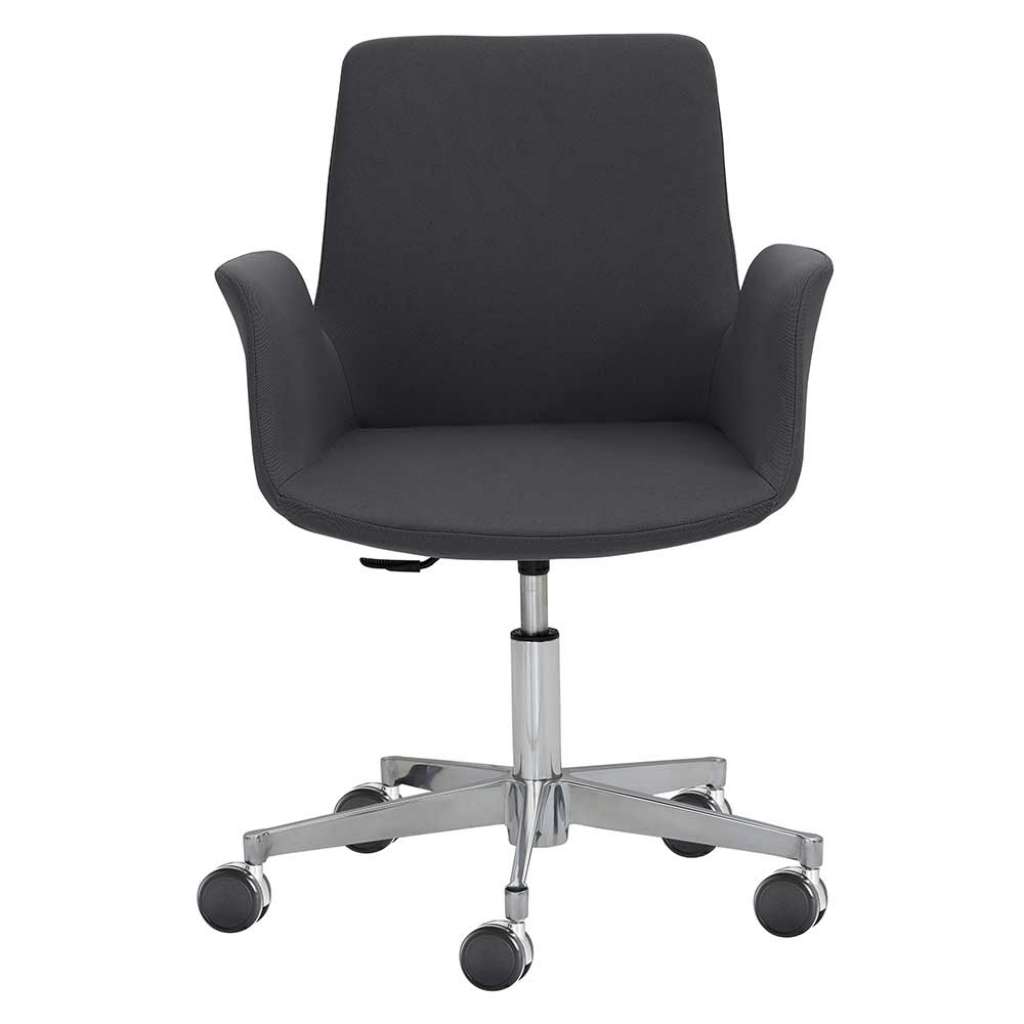 Schreibtischdrehstuhl in Anthrazit höhenverstellbarem Sitz