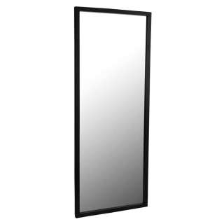 Schwarzer Garderoben Spiegel 60 cm breit die Wandmontage