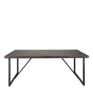 Tisch Esszimmer im Industry und Loft Stil Metall Bügelgestell