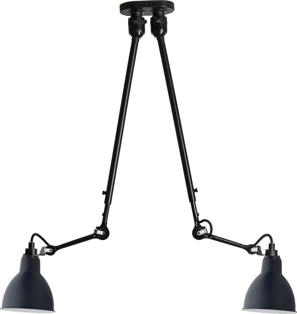 DCW éditions - LAMPE GRAS N°302 DOUBLE Hängeleuchte - blau - indoor