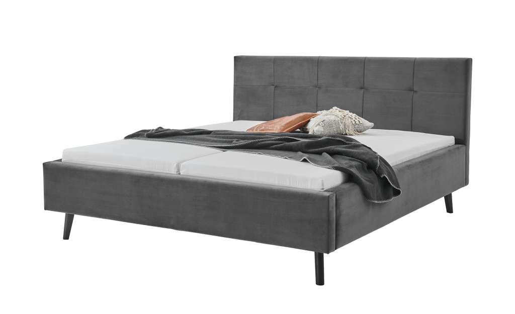 Polsterbettgestelll  Evita ¦ grau Betten > Polsterbetten - Höffner