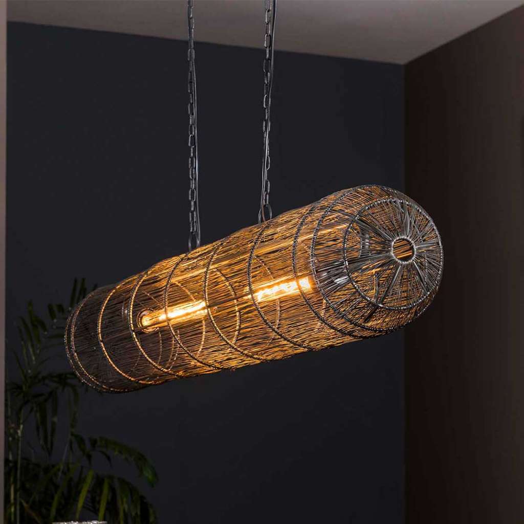 Hängelampe 120 cm breit Industry und Loft Stil