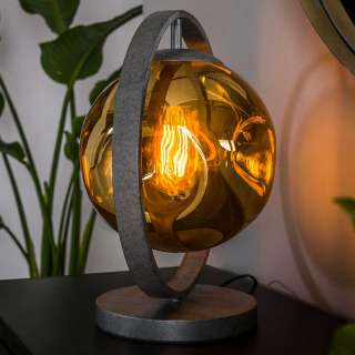 Runde Tischlampe in modernem Design 35 cm breit