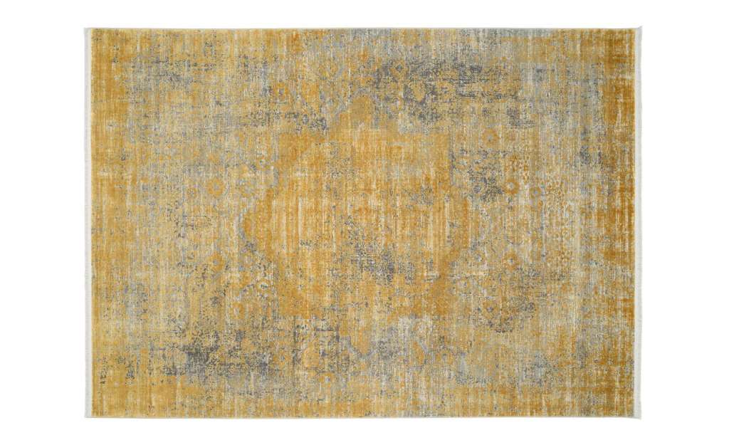 Teppich ¦ gold ¦ Viskose, Synthethische Fasern Teppiche > Wohnteppiche - Höffner
