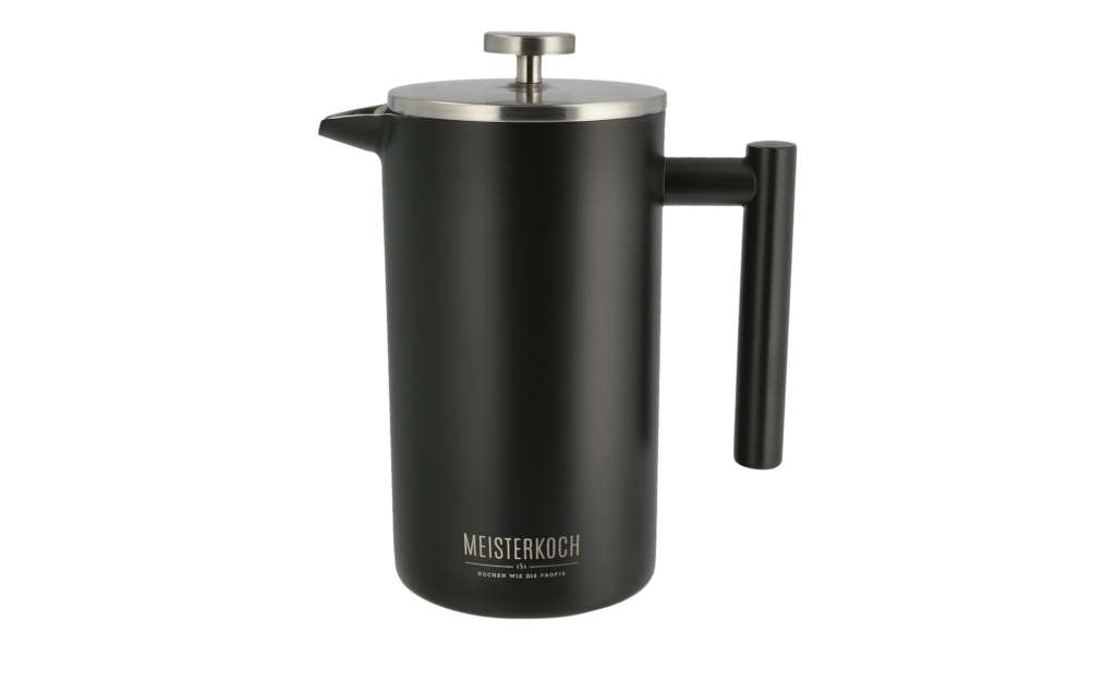 Meisterkoch Kaffeepresse  CENA ¦ schwarz ¦ Körper und Griff aus rostfreiem Edelstahl, Edelstahl Ø: 22 Aktuelle Gutschein Aktion > Schlafzimmer Aktion - Höffner