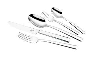Besteckset, 60-tlg  Square ¦ silber ¦ Edelstahl Besteck > Besteck-Sets - Höffner