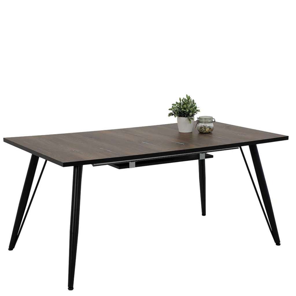 Ausziehtisch mit zwei Einlegeplatten Retrostil