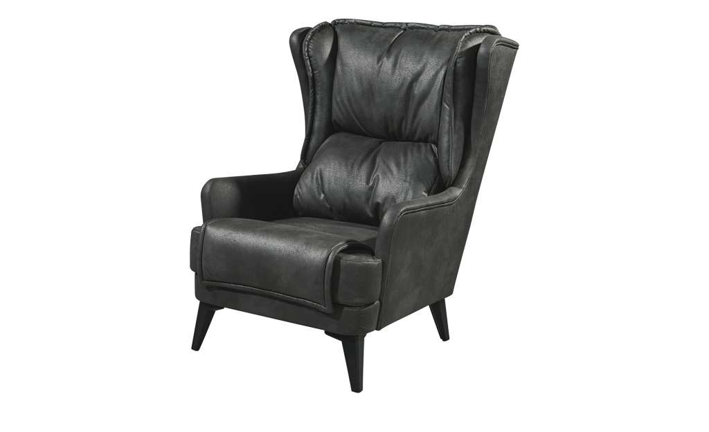 Sessel  Gino ¦ schwarz Polstermöbel > Sessel > Ledersessel - Höffner