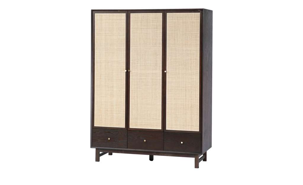 Kleiderschrank, 3-türig  Kokoon ¦ holzfarben Schränke > Schranksysteme - Höffner