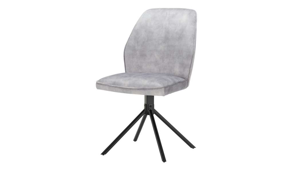 Stuhl  Flynn ¦ grau Stühle > Esszimmerstühle > Esszimmerstühle ohne Armlehnen - Höffner