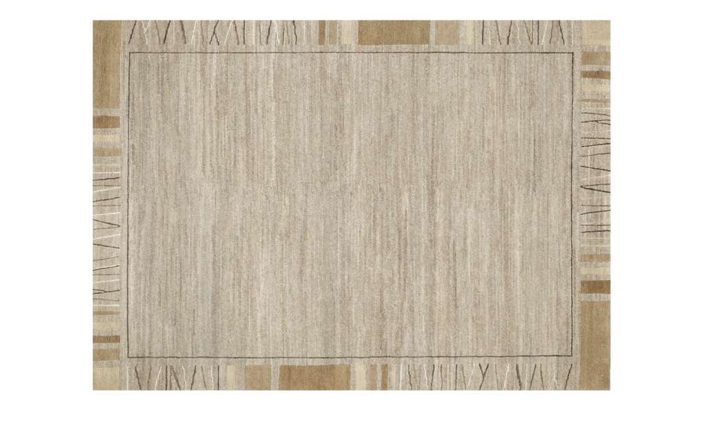 Handgeknüpfter Naturteppich  Sensation Silk Rekhi ¦ beige ¦ Wolle Teppiche > Wohnteppiche - Höffner