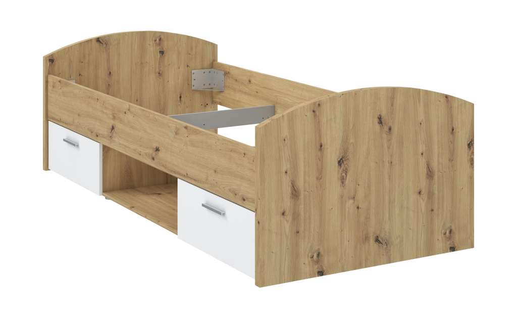 Einzelbett mit Schubladen  Jamaro ¦ holzfarben Kindermöbel > Kinderbetten - Höffner