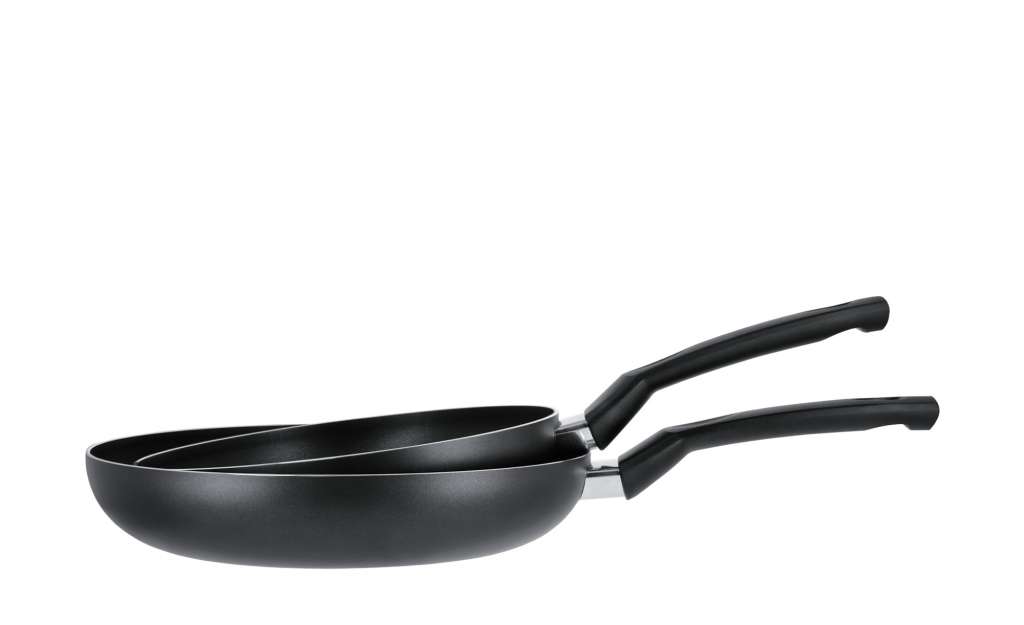 KHG Pfannenset 2-teilig  maxi.green ¦ schwarz ¦ Aluminium Töpfe & Pfannen & Zubehör > Topf und Pfannen-Sets - Höffner