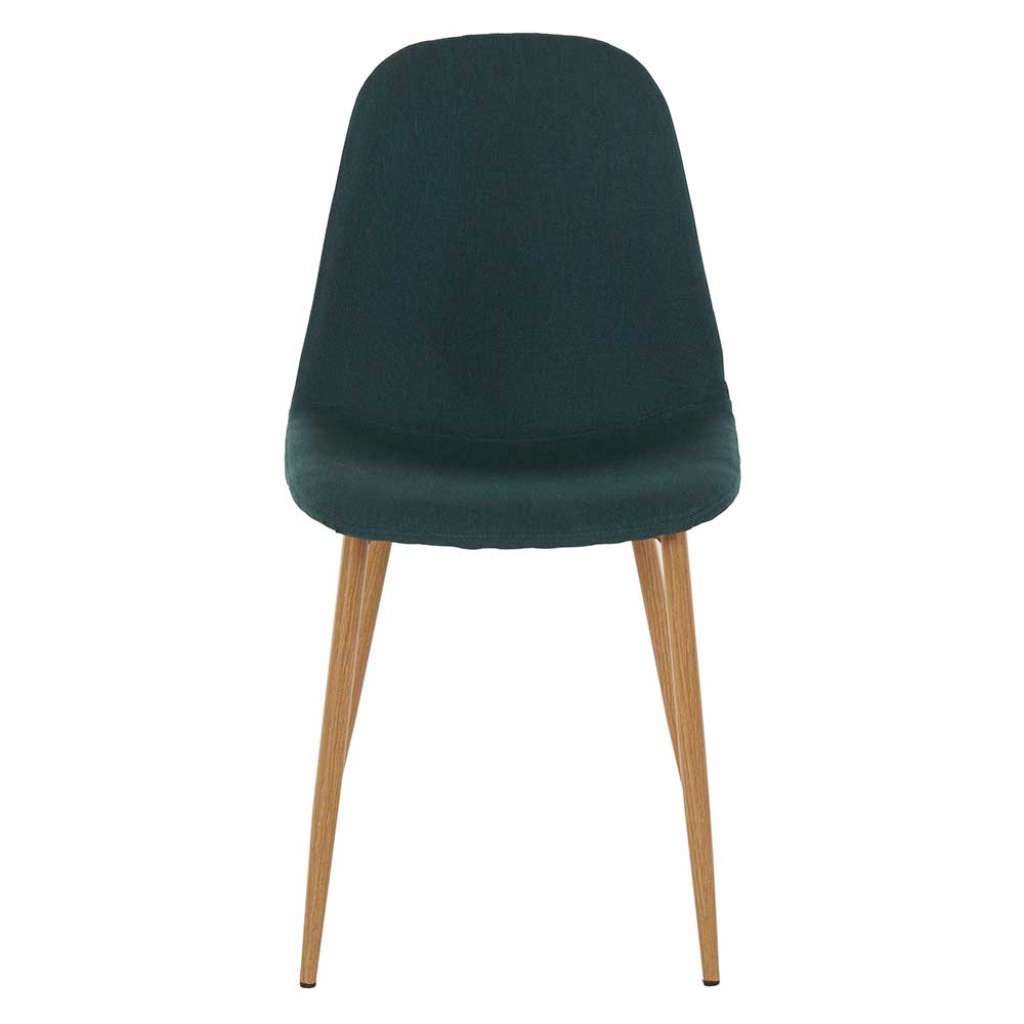 Polsterstühle im Skandi Design Dunkelgrün (4er Set)