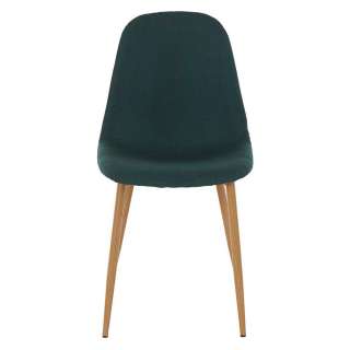 Polsterstühle im Skandi Design Dunkelgrün (4er Set)