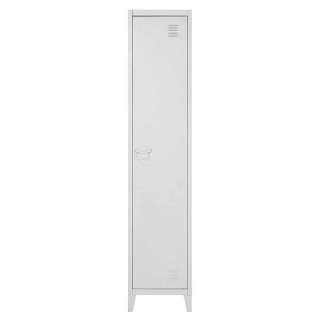 Spind Hochschrank Bad in Weiß Industry und Loft Stil