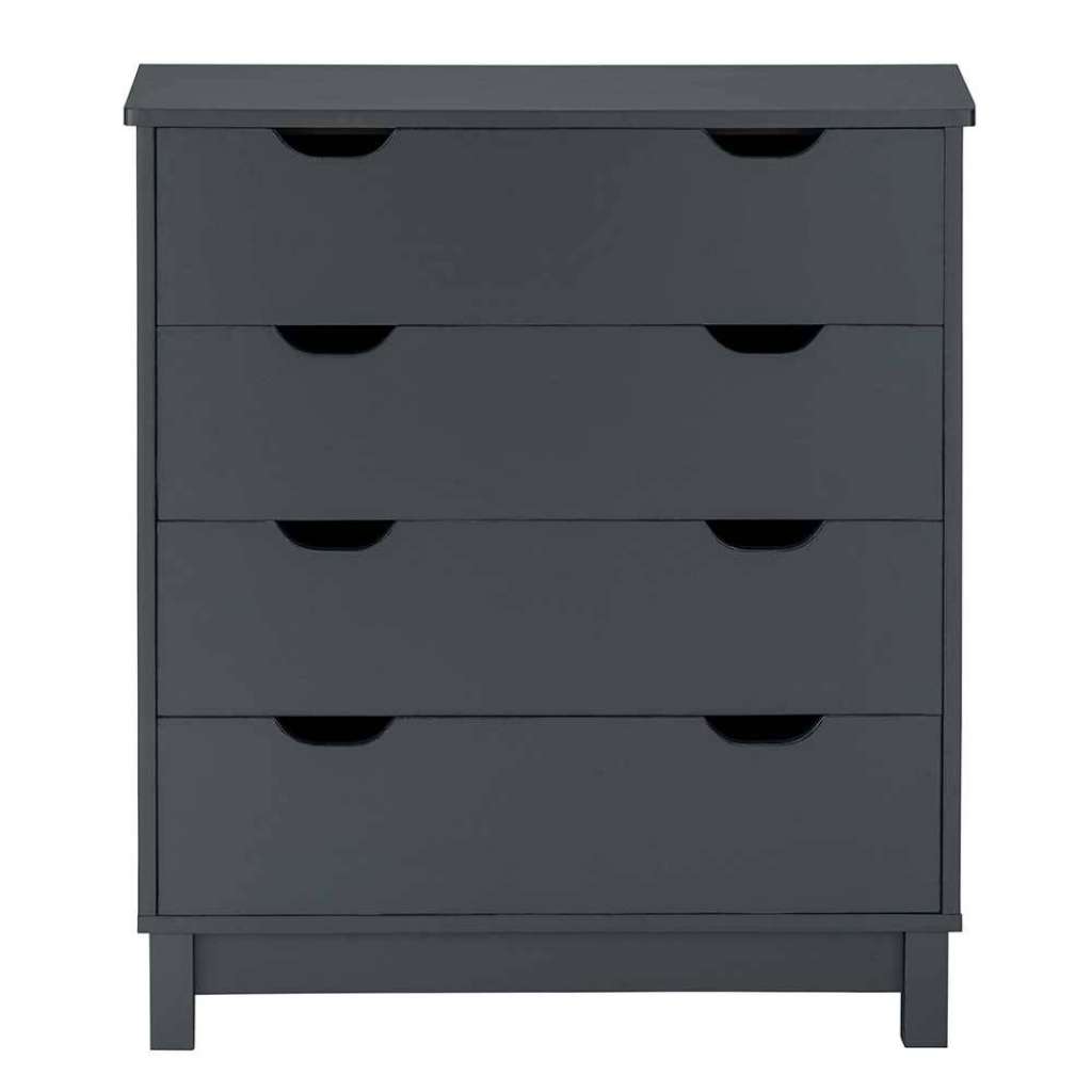 Schubkastenkommode in Anthrazit 70 cm breit 80 cm hoch