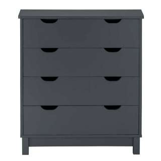 Schubkastenkommode in Anthrazit 70 cm breit 80 cm hoch