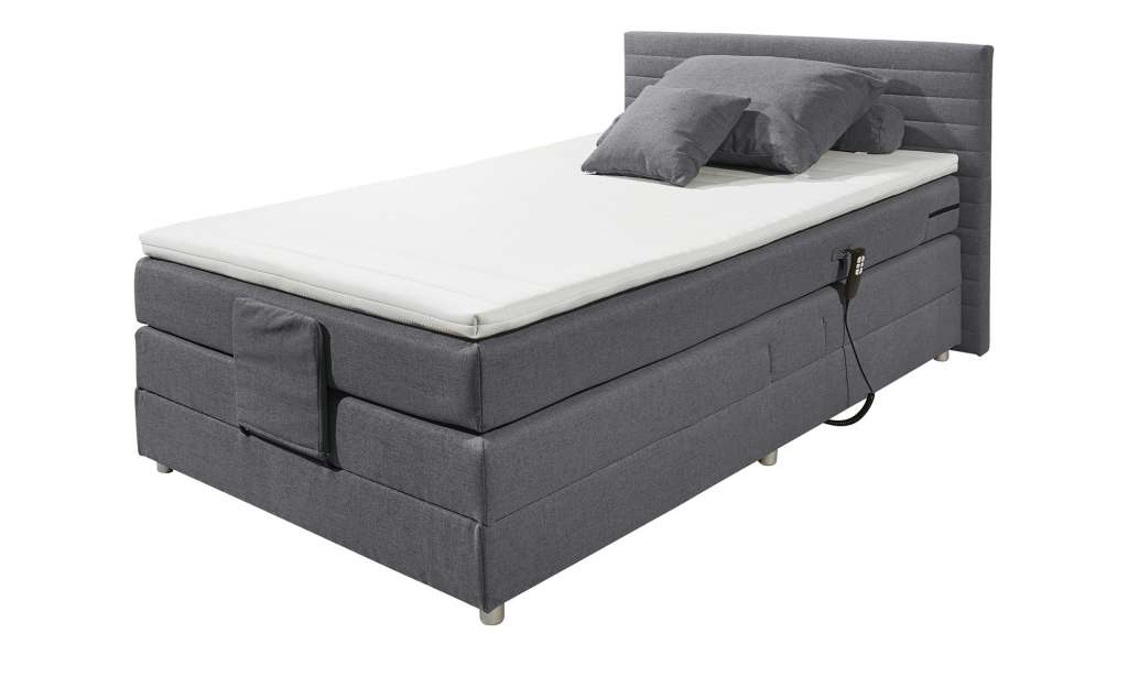 Boxspring-Motorbett  Carmen ¦ grau Betten > Einzelbetten - Höffner