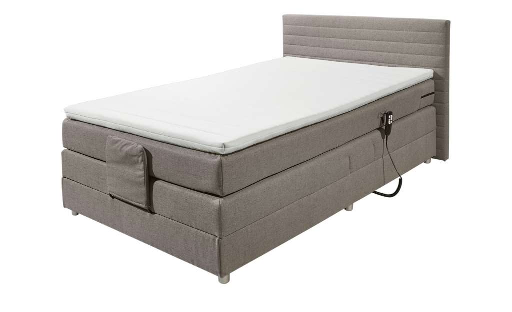 Boxspring-Motorbett  Carmen ¦ grau Betten > Einzelbetten - Höffner