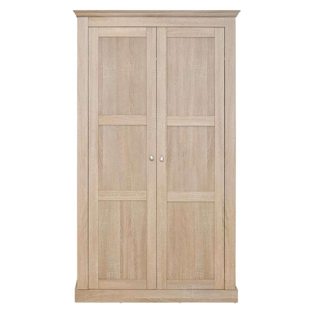 Landhaus Kleiderschrank in Sonoma-Eiche 100 cm breit