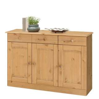 Esszimmer Sideboard aus Kiefer Massivholz gebeizt und gewachst