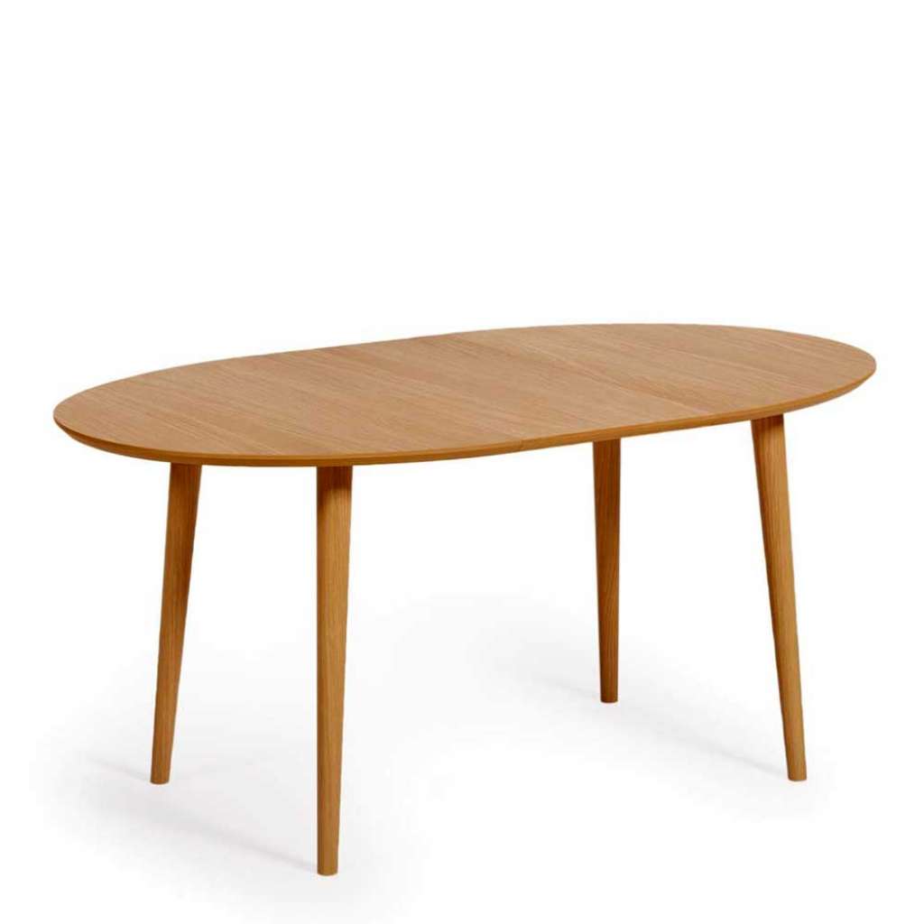 Ausziehbarer Küchen Tisch in Eichefarben 90 cm tief