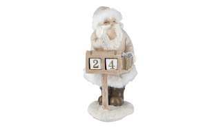 Adventskalender  Weihnachtsmann ¦ creme ¦ Polyester, Polyresin (Kunstharz) Aktuelle Gutschein Aktion > Schlafzimmer Aktion - Höffner