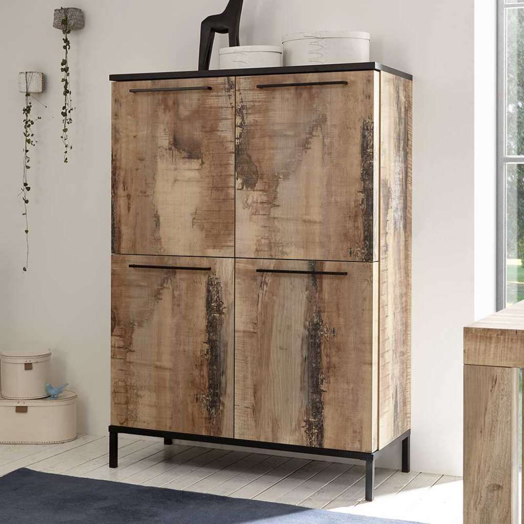 Esszimmer Highboard in modernem Design 152 cm hoch und 50 cm tief