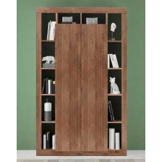 Wohnzimmer Bücherschrank in Holzoptik Naturfarben 217 cm hoch