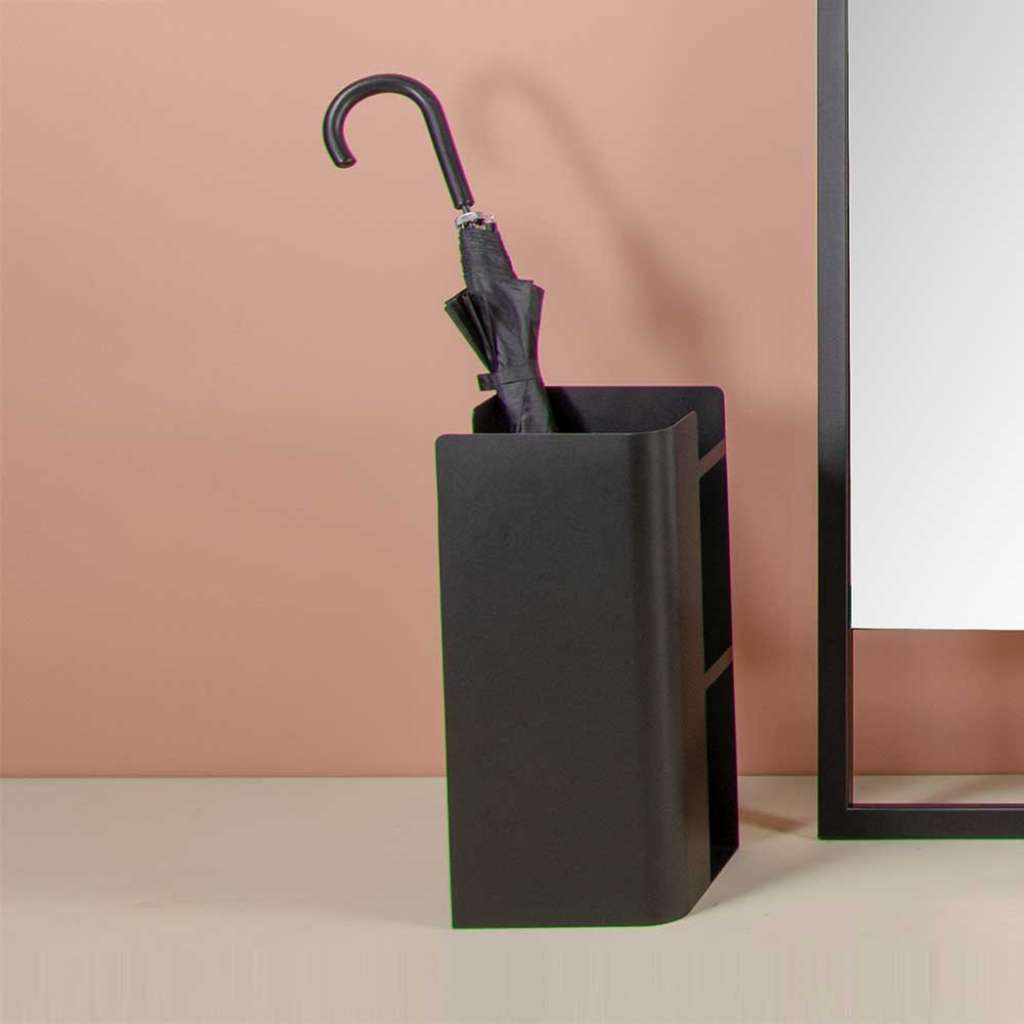 Regenschirmständer aus Stahl schwarze Pulverbeschichtung