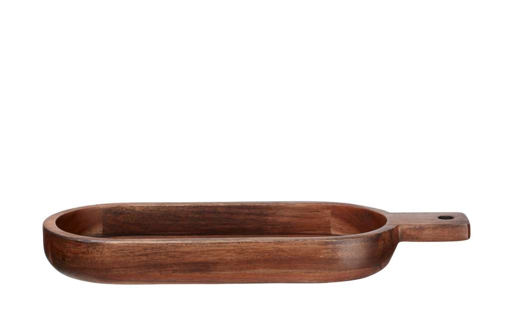 Servierschale ¦ holzfarben ¦ Holz Geschirr > Schalen - Höffner