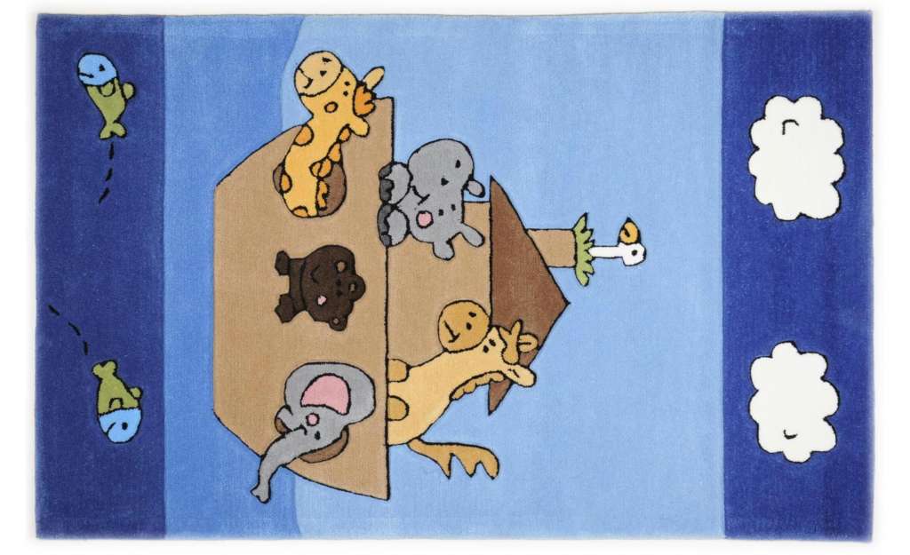 THEKO Kinderteppich ¦ blau ¦ Synthethische Fasern Teppiche > Kinderteppiche - Höffner