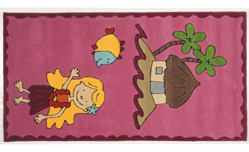 THEKO Kinderteppich ¦ rosa/pink ¦ Synthethische Fasern Teppiche > Kinderteppiche - Höffner