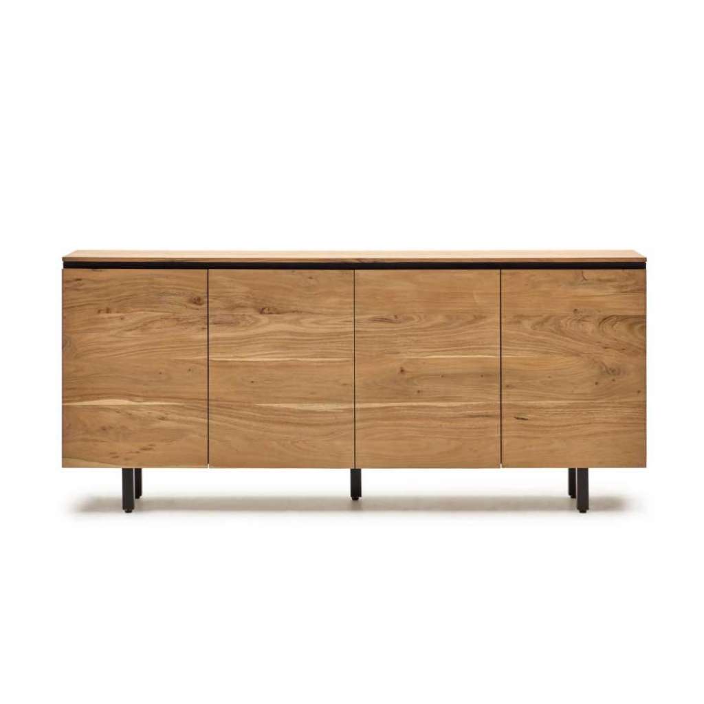 Esszimmersideboard aus Akazie Massivholz Skandi Design