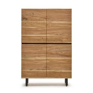 Esszimmer Highboard aus Akazie Massivholz Skandi Design