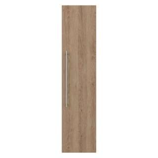 Wand Badseitenschrank in Eiche hell Holzoptik 36 cm breit