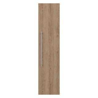 Wand Badseitenschrank in Eiche hell Holzoptik 36 cm breit