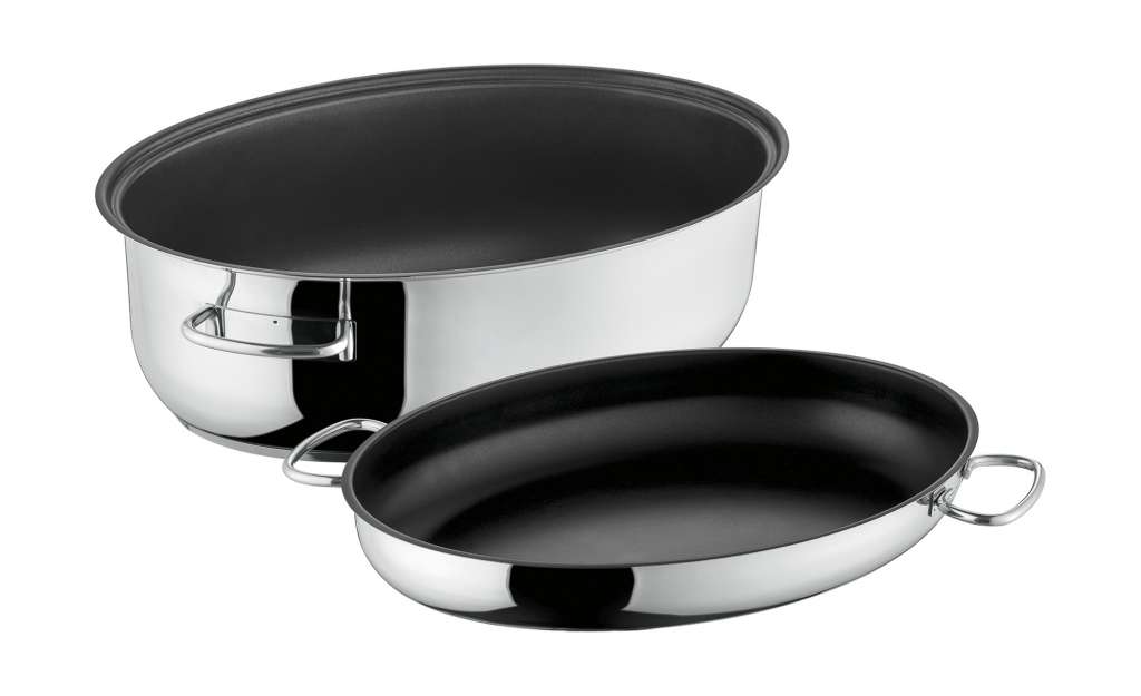 Berndes Ovaler Edelstahlbräter  Bräterparade ¦ silber ¦ Edelstahl Töpfe & Pfannen & Zubehör > Töpfe > Bräter - Höffner