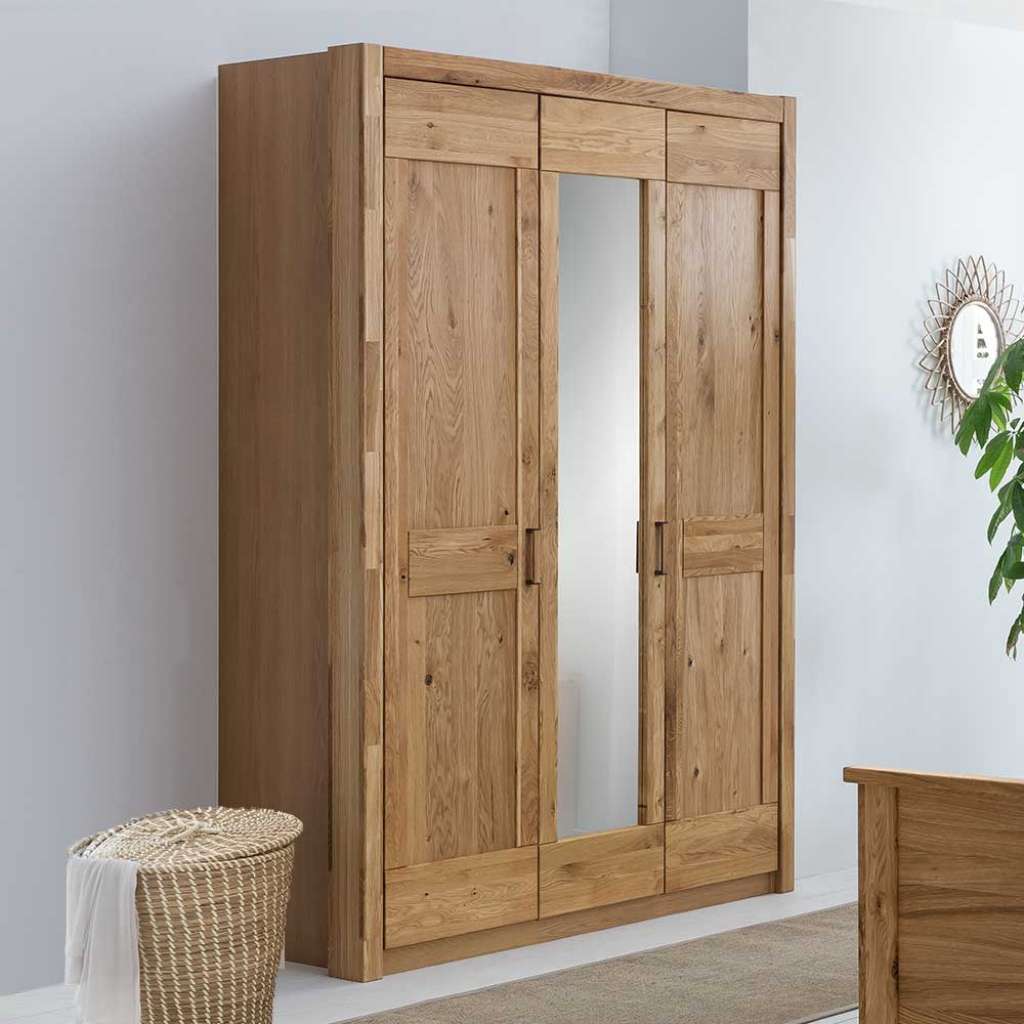 Schlafzimmer Drehtürenschrank in Asteichefarben Spiegeln