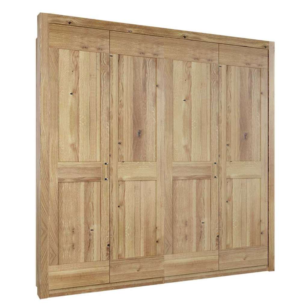 Teilmassiver Kleiderschrank in Asteichefarben Landhausstil