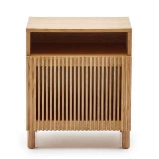Nachttischschränkchen aus Eiche Massivholz Skandi Design