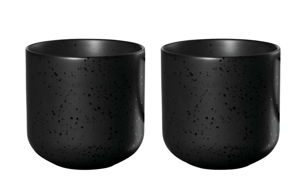 ASA SELECTION Becher, 2er Set  Kuro ¦ schwarz ¦ Porzellan Ø: 7.5 Geschirr > Becher - Höffner
