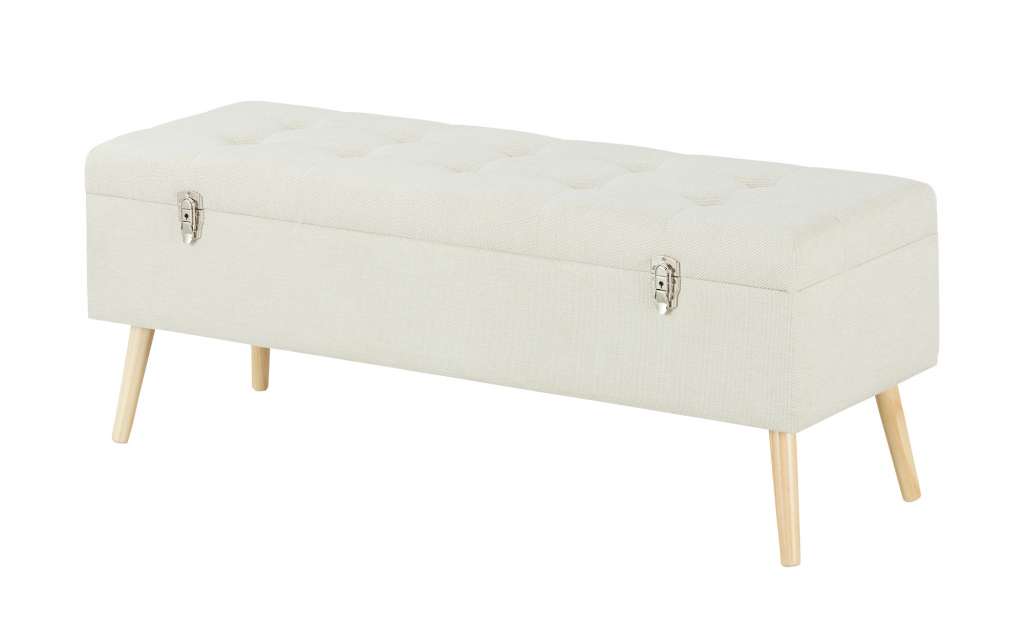 Bank  Ines ¦ grau Polstermöbel > Hocker - Höffner