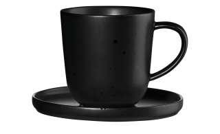 ASA SELECTION Espressotasse mit Untertasse  Kuro ¦ schwarz ¦ Porzellan Ø: 6 Geschirr > Tassen - Höffner