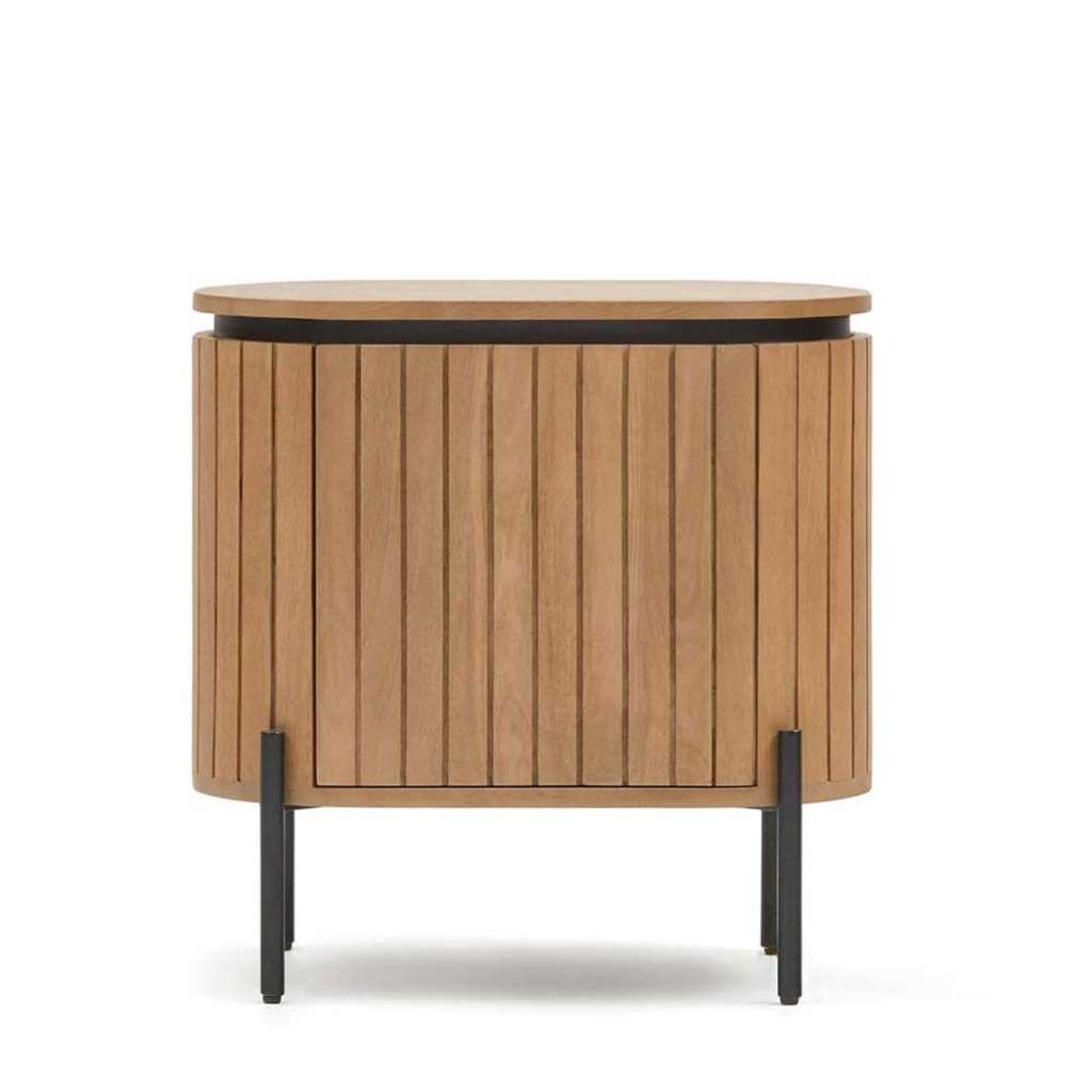 Nachttisch Kommode 55 cm hoch Vierfußgestell aus Metall