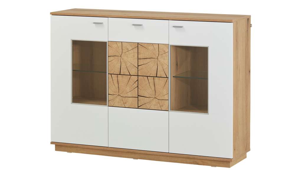 uno Highboard  Dakota White ¦ weiß Kommoden & Sideboards > Highboards - Höffner