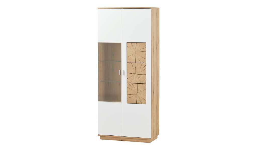 uno Vitrine  Dakota White ¦ weiß Kommoden & Sideboards > Vitrinen - Höffner
